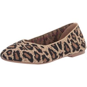 Skechers Cleo-Emerald Animal Print Ballet Flats